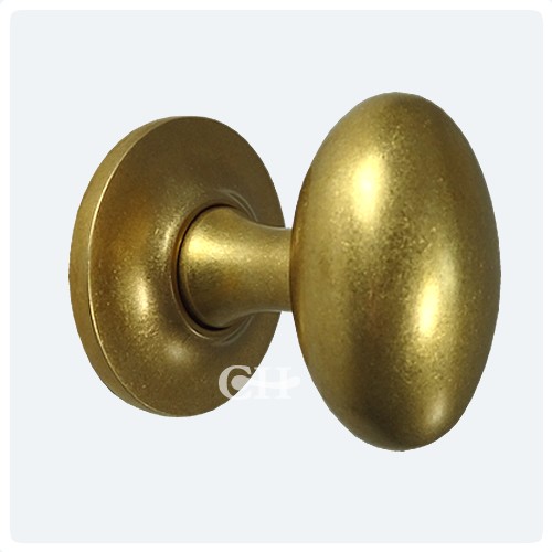 Croft 1754COV Oval Door Knobs On Concealed Rose Brass or Bronze, Door  handles & door accessories