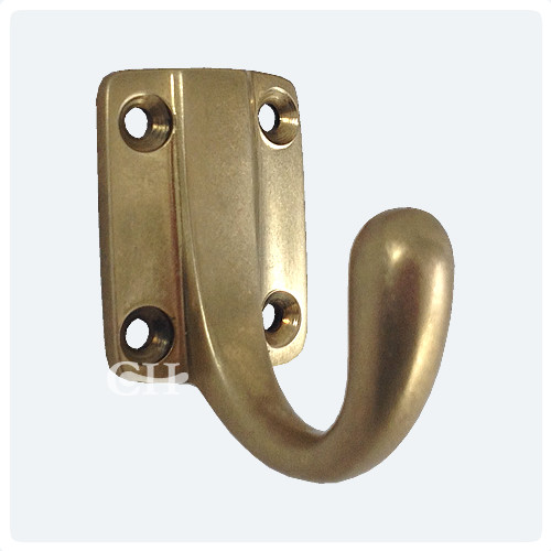Croft 2733 Brass Chrome Nickel or Bronze Door Coat Hooks On Square