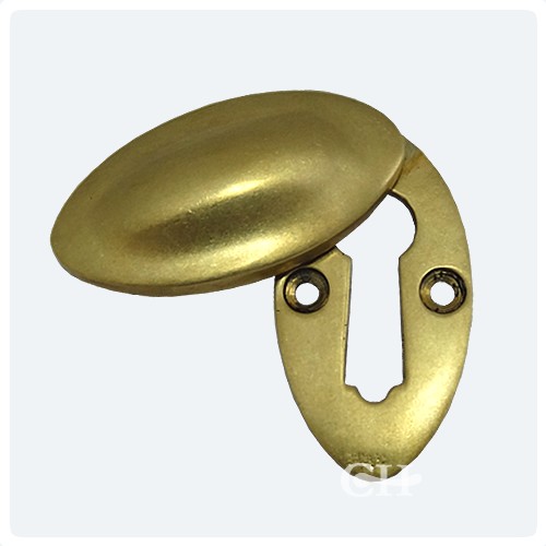 Croft 4582 Covered Keyhole Escutcheons in Brass Bronze Chrome or Nickel ...