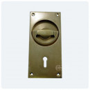 Flush Handle in Brass or Bronze Finishes