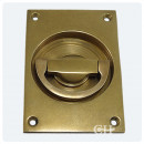 Flush Handles in Brass Bronze Chrome and Nickel