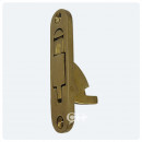 Weekes Sash Stop in Brass Bronze Chrome and Nickel